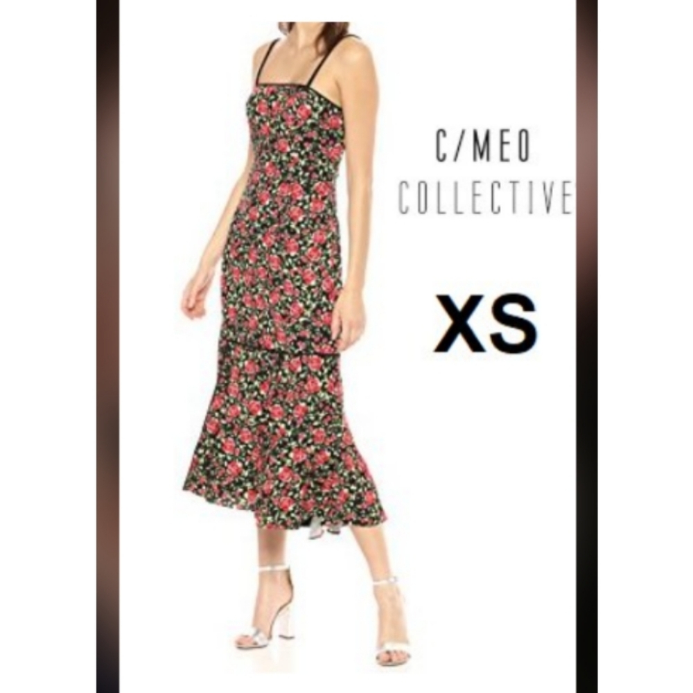 C/MEO Collective Black Rose Dress